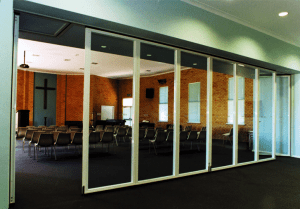 Gibca's Hufcor Acoustic Movable Glass Walls