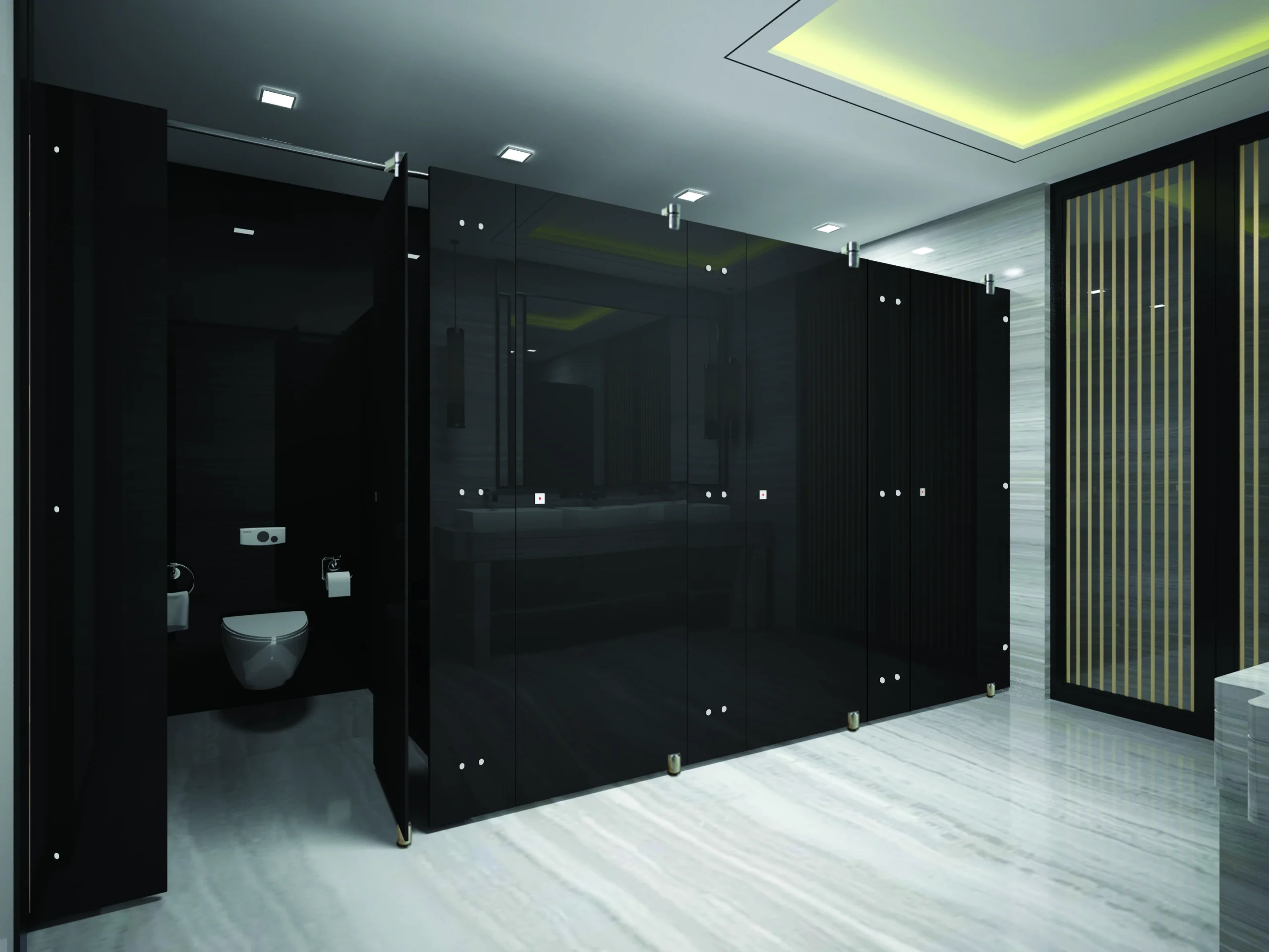 PIVOT GLASS CUBICLE